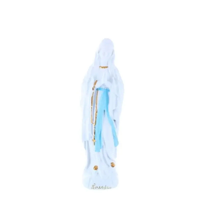 Statue Vierge Marie épurée en résine pour extérieur 20 cm