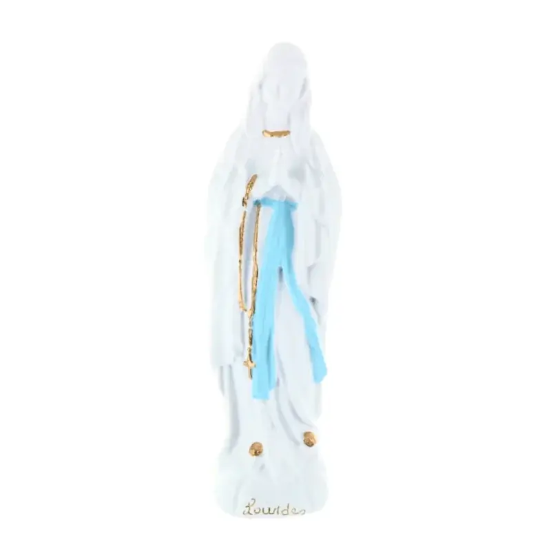 Statue Vierge Marie épurée en résine pour l'extérieur 30 cm