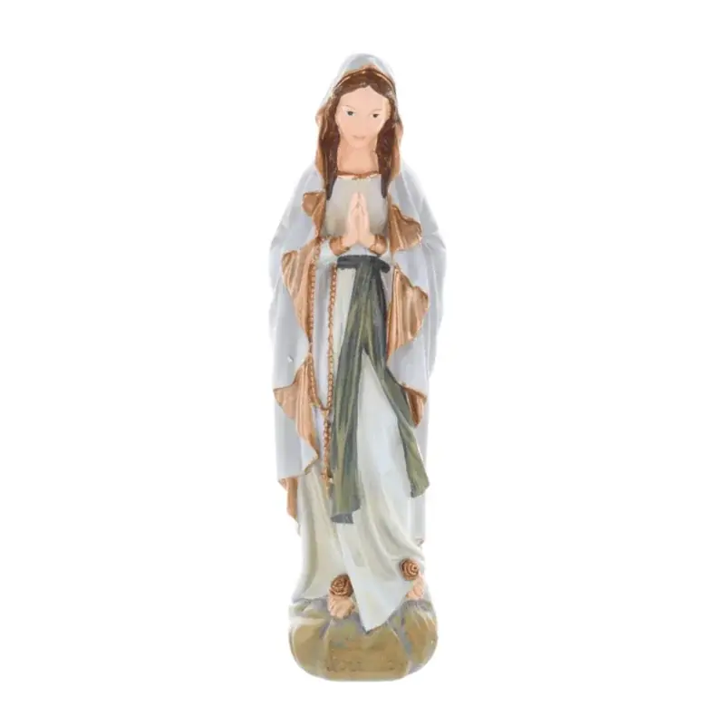 Statue Vierge Marie 30cm style antique en résine