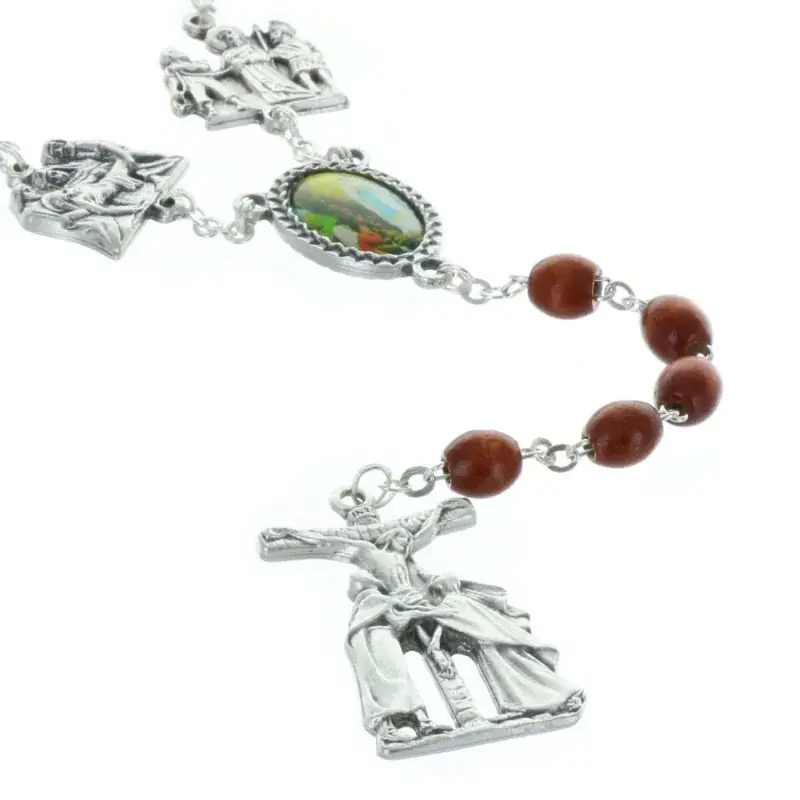 Chapelet bois, le chemin de croix du Christ