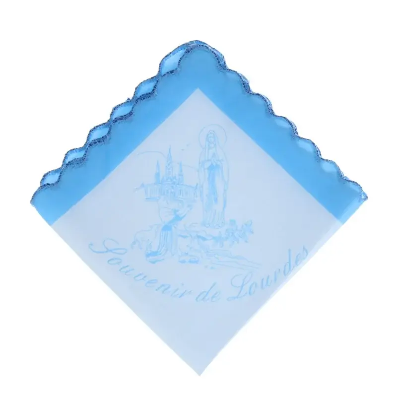 Mouchoir Apparition de Lourdes et souvenir de Lourdes