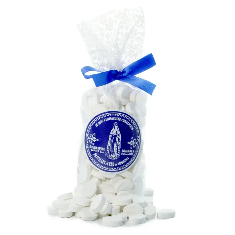 Pastilles menthe à l'eau de Lourdes Sachet de 500g