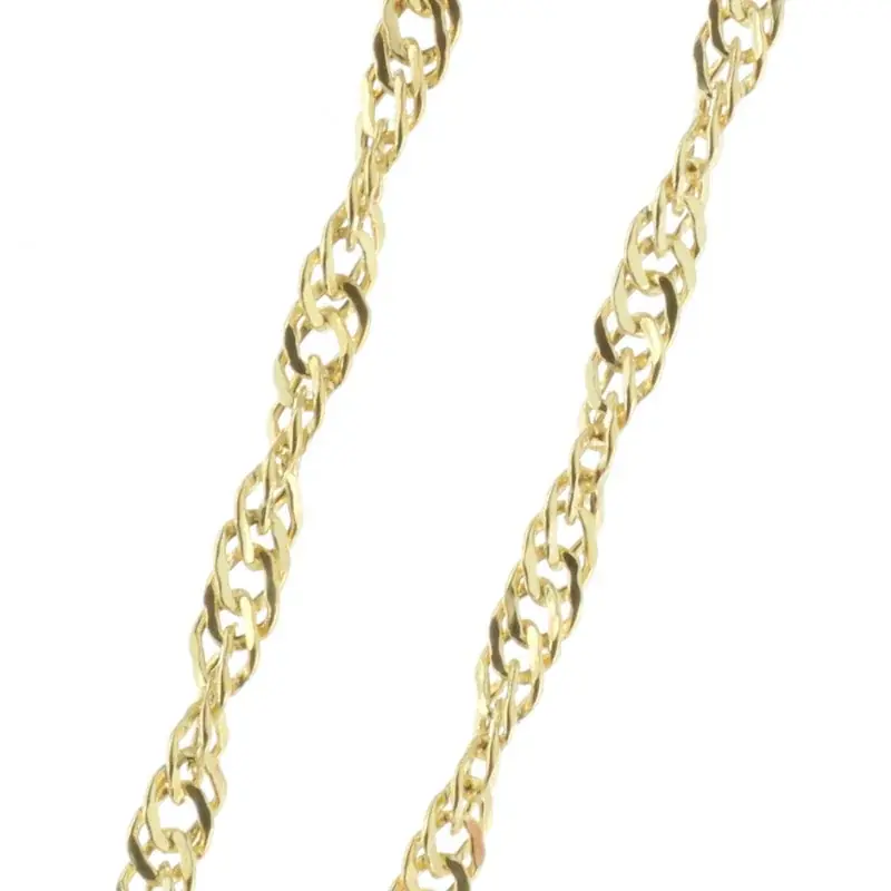 Chaîne en Or maille Singapour 50 cm