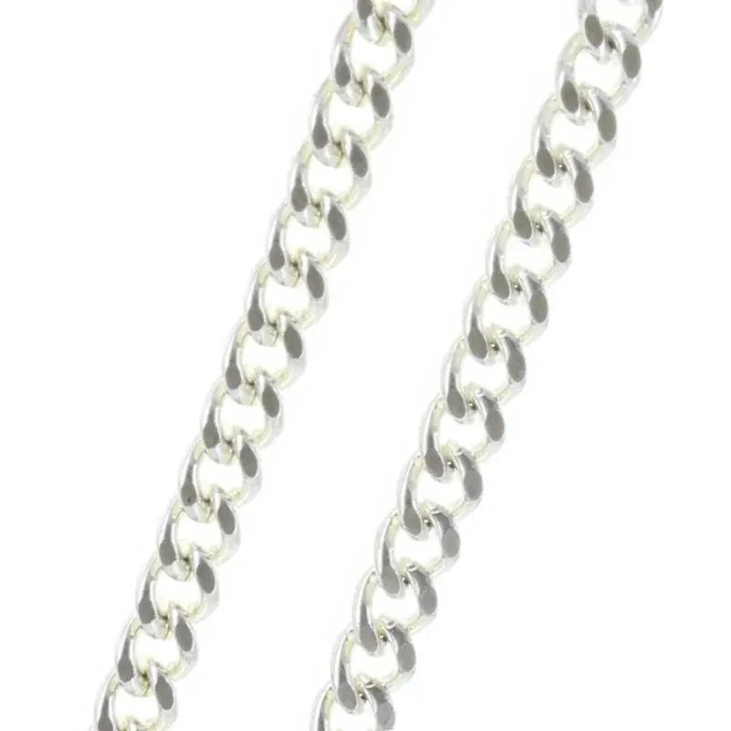 Chaîne métal argenté 60 cm