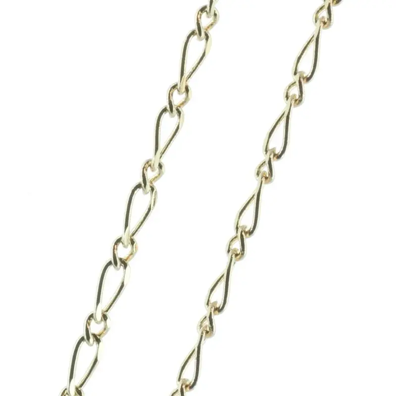 Chaîne Plaqué Or maille alternée 50cm