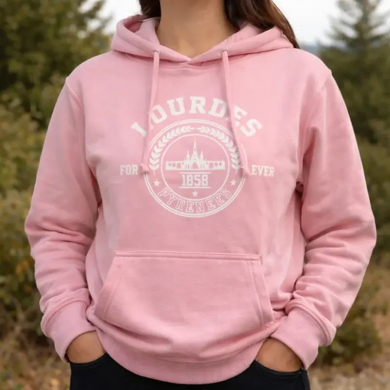 Sweat shirt Lourdes Forever en rose