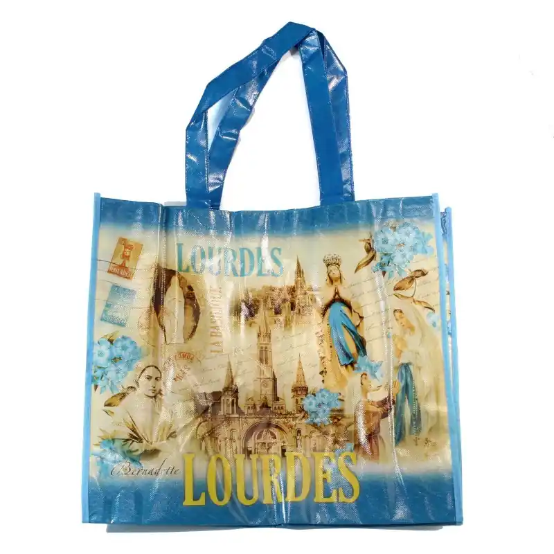 Sac de course de Lourdes avec images sépia