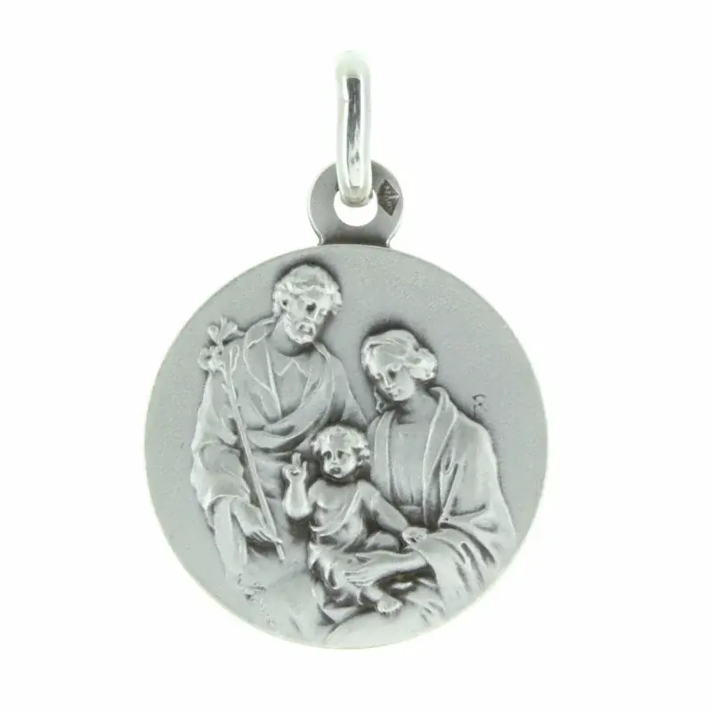 Médaille de la Sainte Famille en Argent 18mm