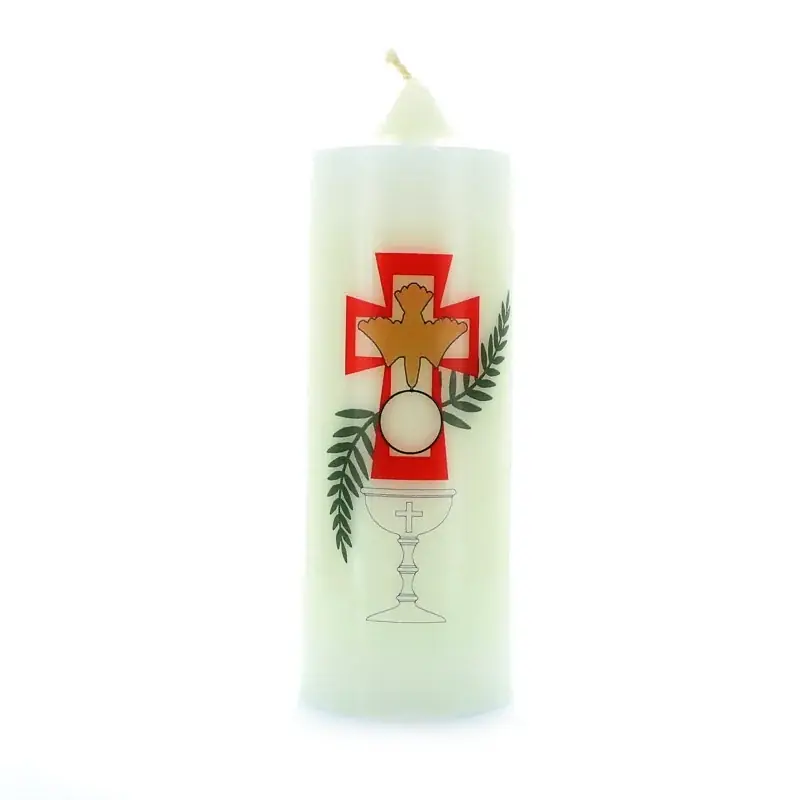 Bougie Blanche de Communion 18cm