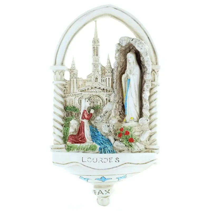 Bénitier 20cm Apparition et Basilique