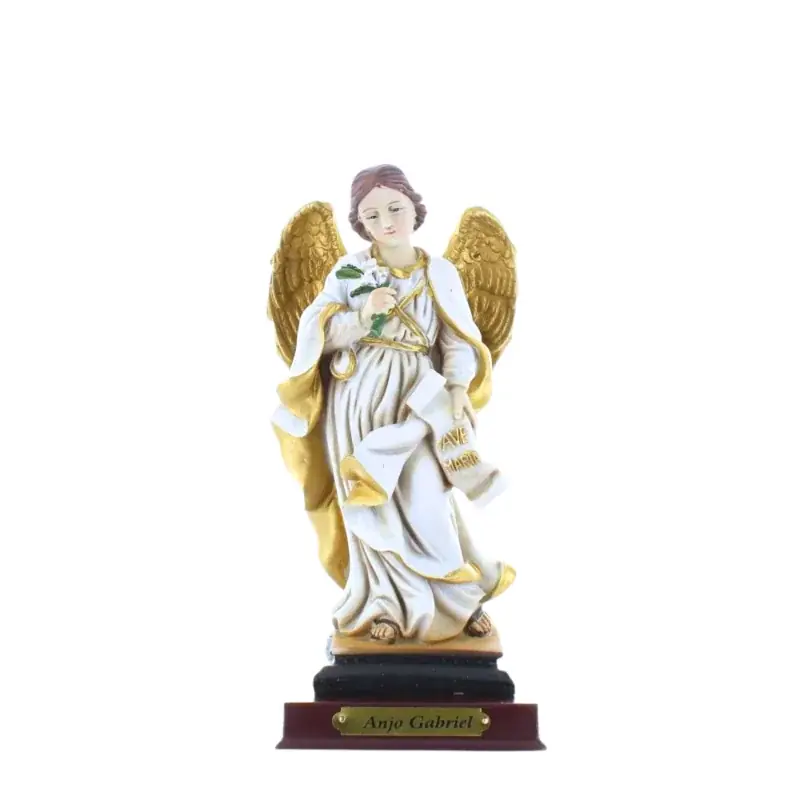 Statue Ange Gabriel en résine 15cm
