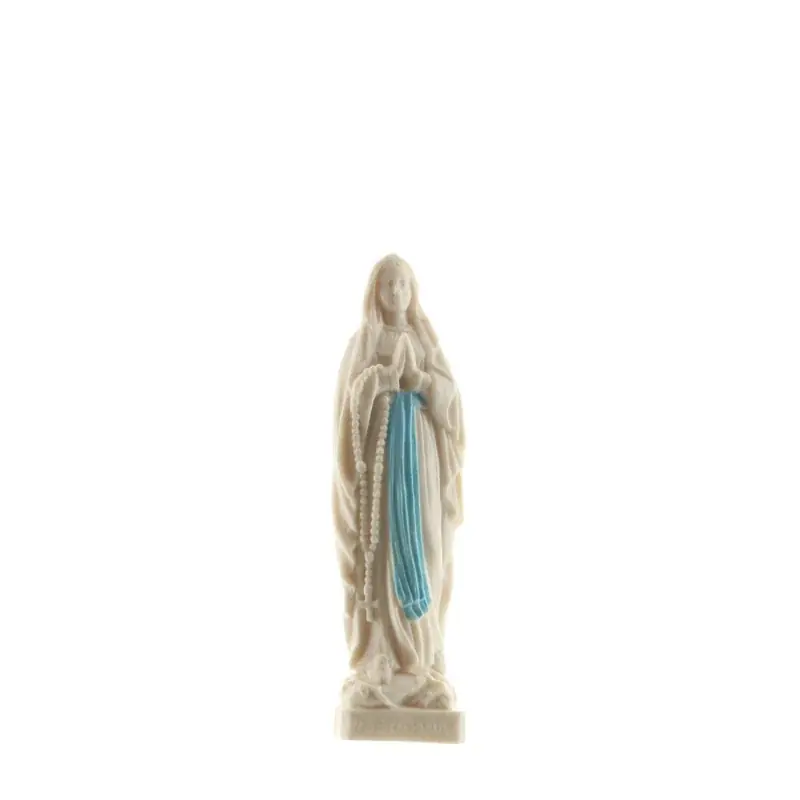 Statue Notre Dame de Lourdes en résine 8cm