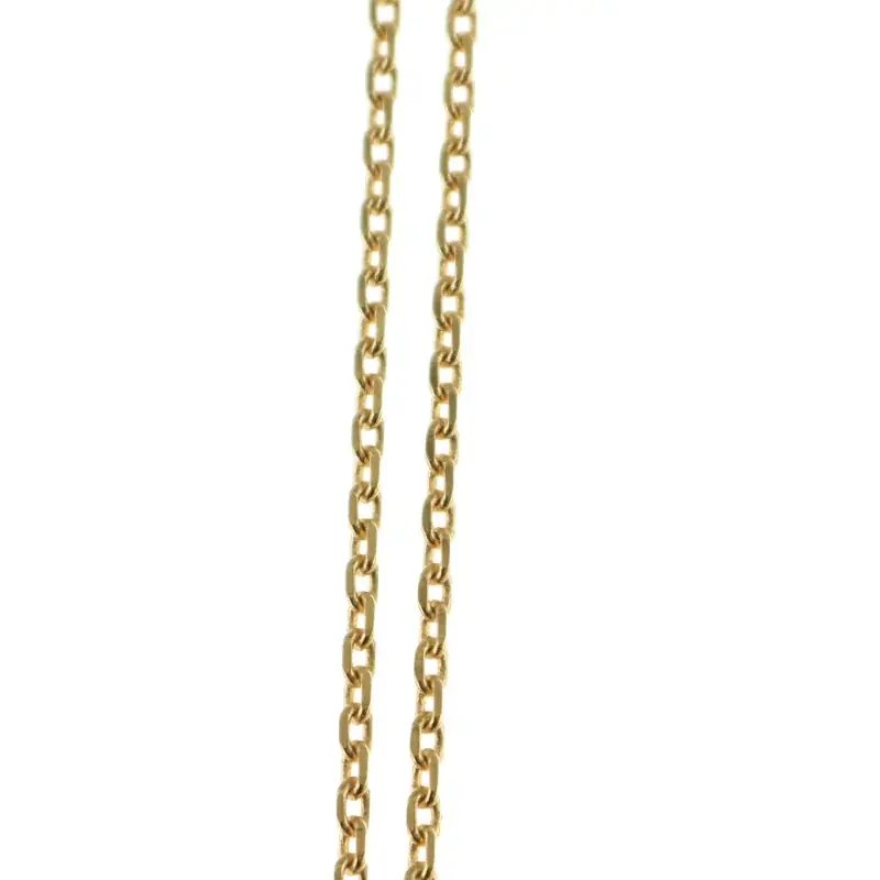 Chaine en Plaqué Or composée de maille forçat limée 60cm
