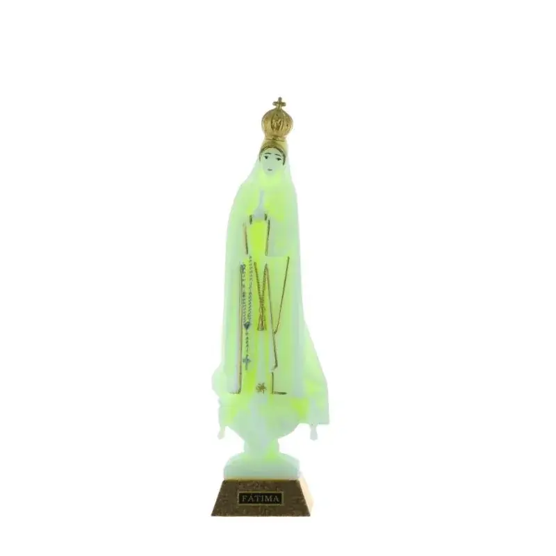 Statue lumineuse de Notre Dame de Fatima 16cm