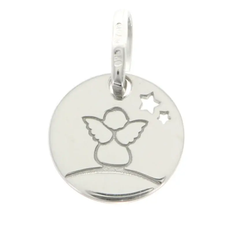 Médaille d'Ange en argent 10 mm