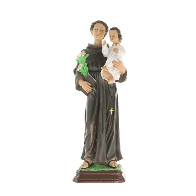 Statue en résine de Saint Antoine de Padoue 30cm