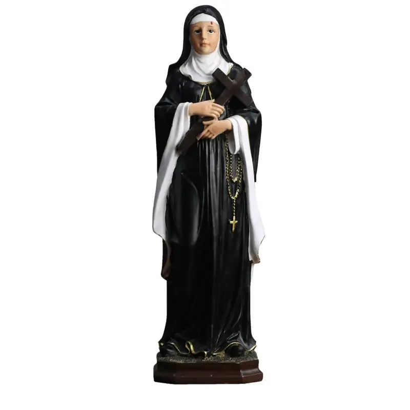 Statue en résine de Sainte Rita de 45cm