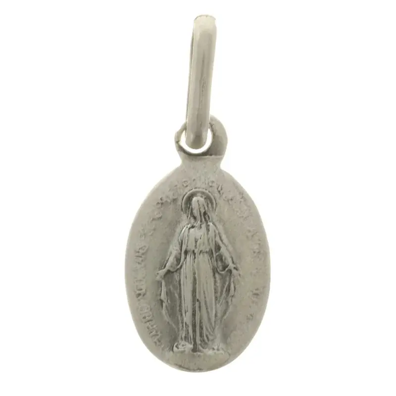 Médaille Miraculeuse en Métal Argenté 11mm