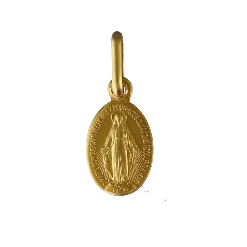 Médaille Miraculeuse en Métal Doré 11mm
