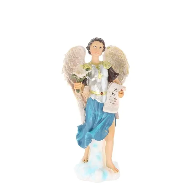 Statue Saint Gabriel en résine 20cm