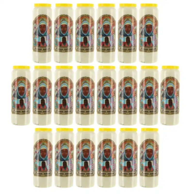 20 Bougies Neuvaine de l'Amour Maternel 17,5 cm
