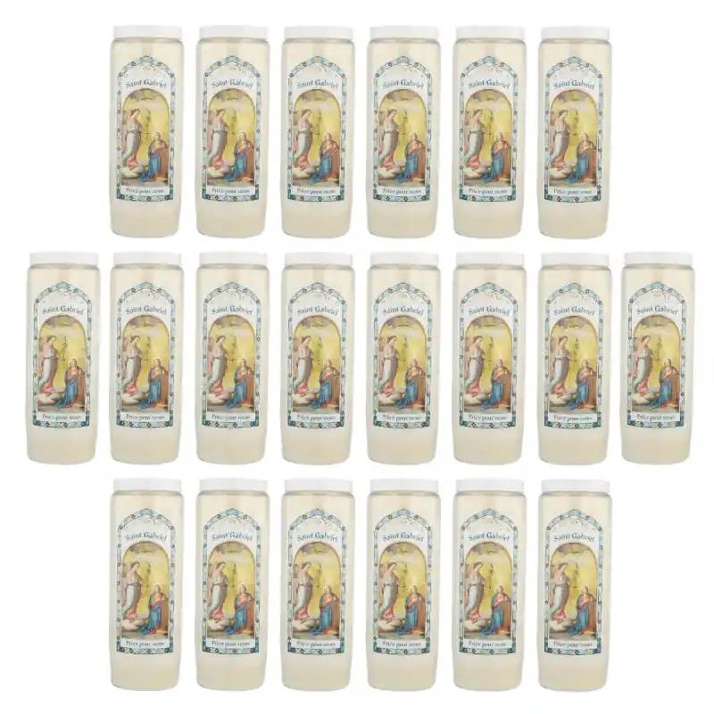 20 Bougies neuvaine Ange Gabriel
