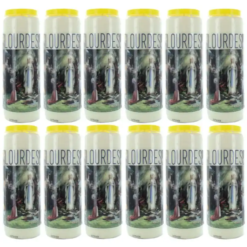 12 Bougies neuvaine Apparition et Saints