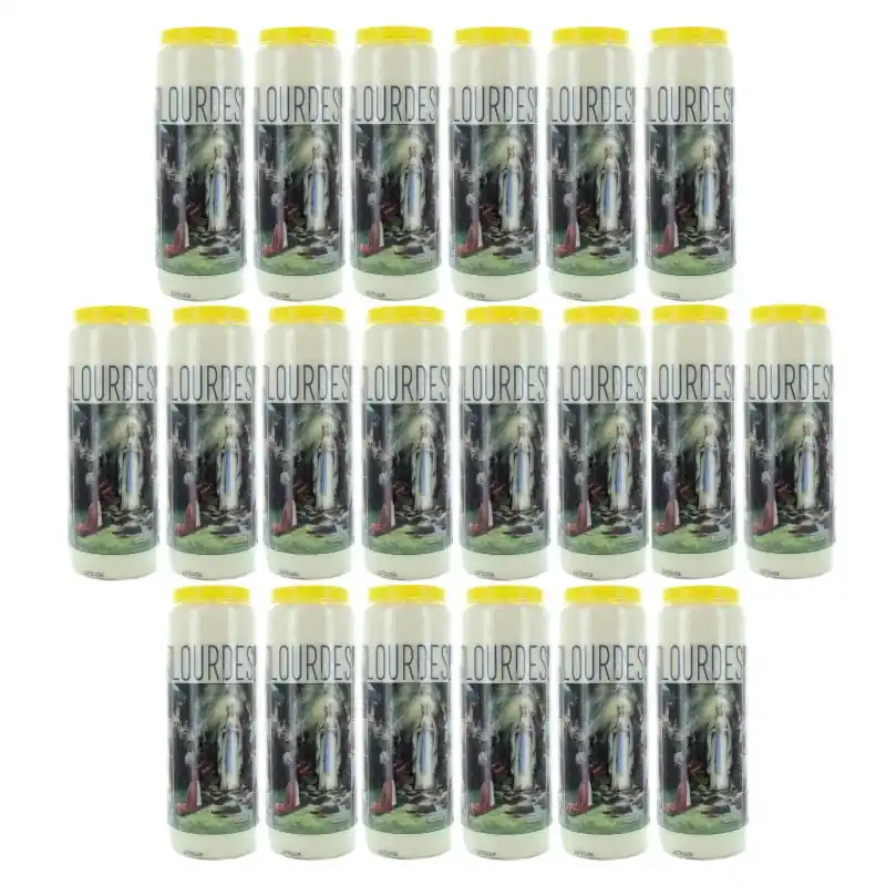 20 Bougies neuvaine Apparition et Saints
