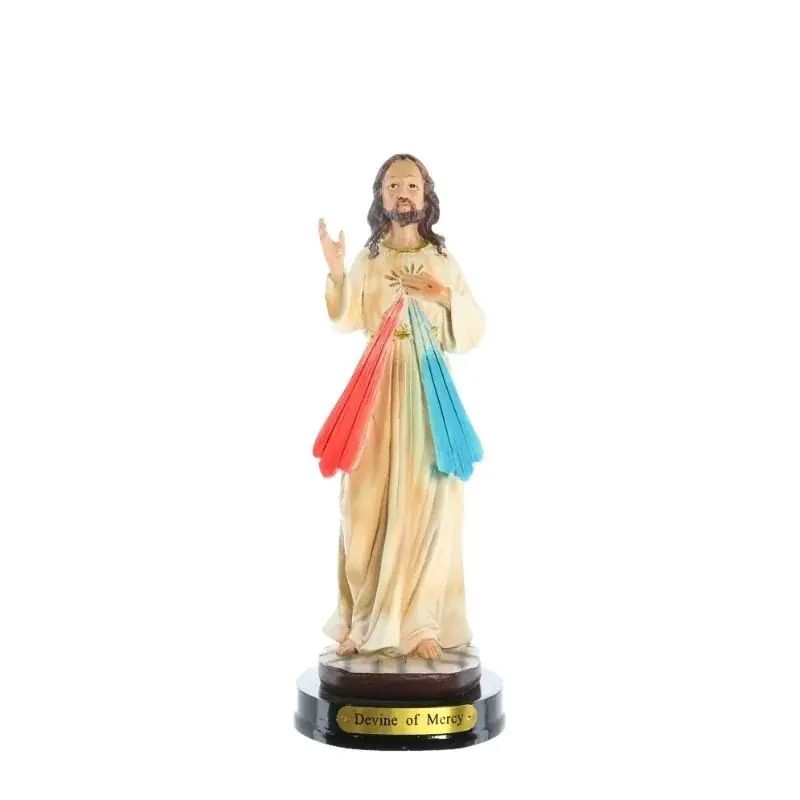 Statue de Jésus Miséricordieux en résine de 20cm