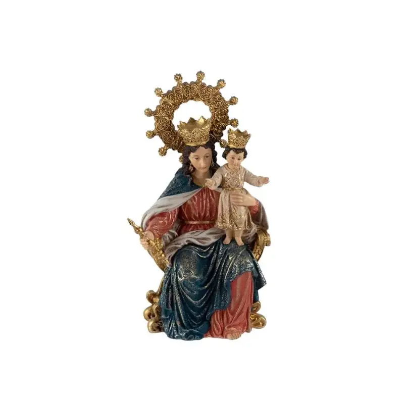 Statue de Marie auxiliatrice de Triana de 20cm en résine