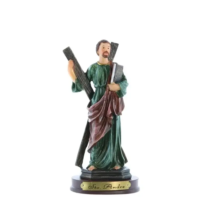Statue de Saint André de 15cm en résine