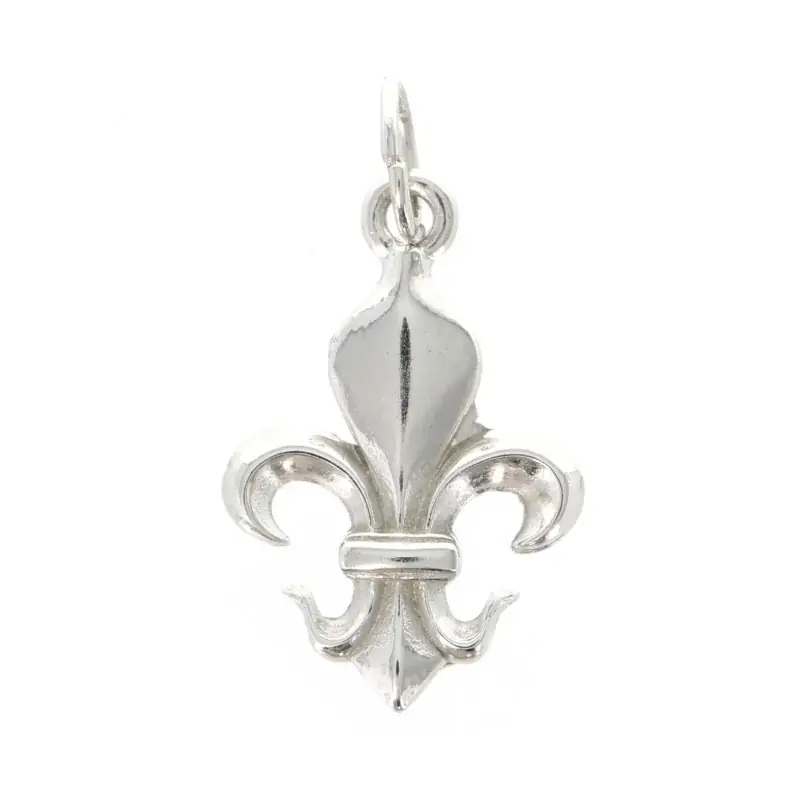Pendentif fleur de Lys en argent 15mm