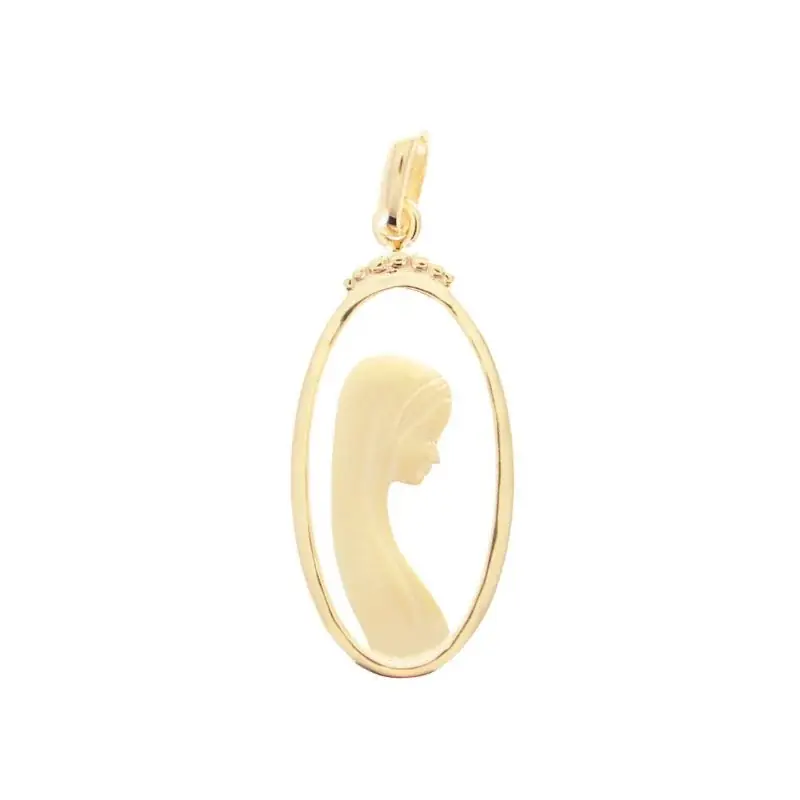 Médaille de la Vierge en plaqué or