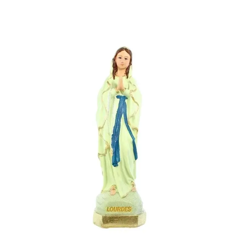 Statue lumineuse de Notre Dame de Lourdes de 20cm