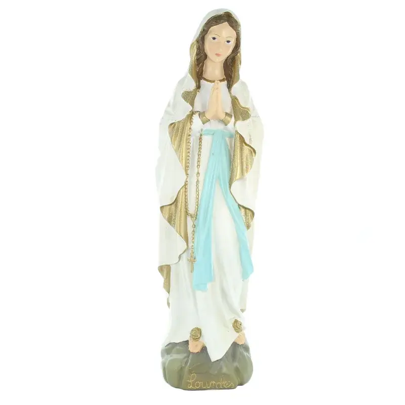 Statue Notre Dame de Lourdes à paillettes 56cm