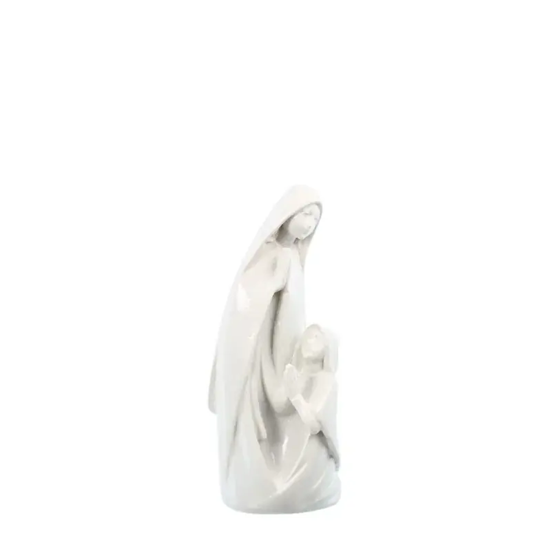 Statue de l'Apparition en résine blanche 10cm