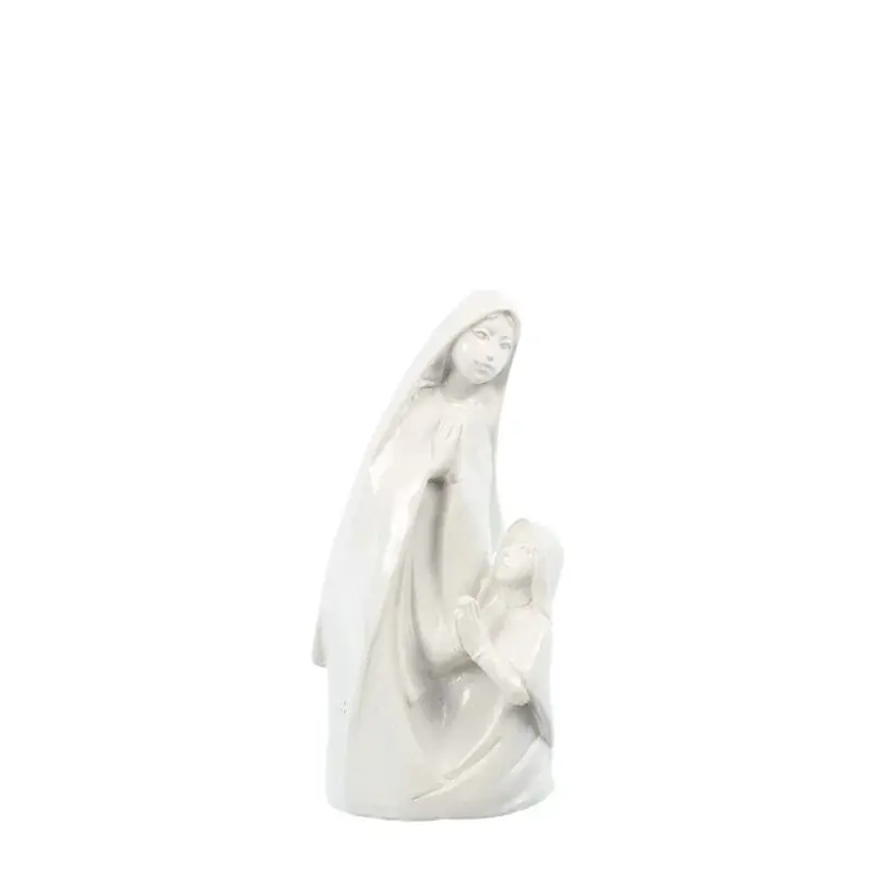 Statue de l'Apparition en résine blanche 8cm