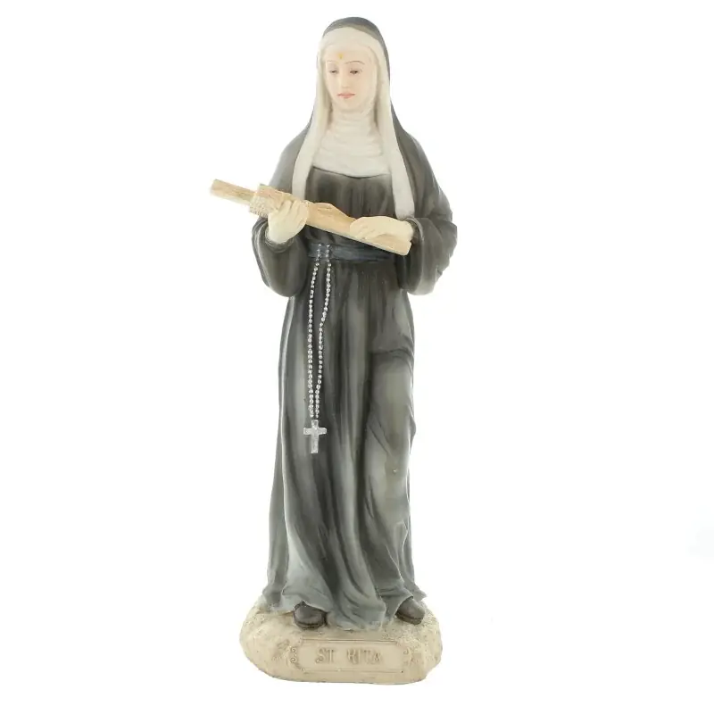 Statue de Sainte Rita en résine 21cm