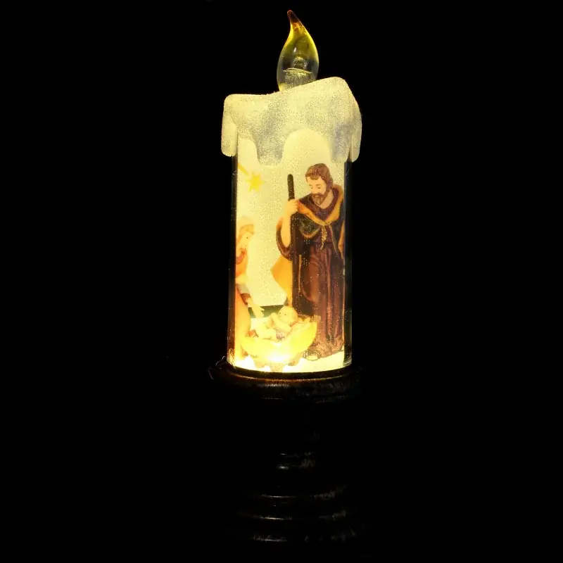 Bougeoir LED de la Nativité