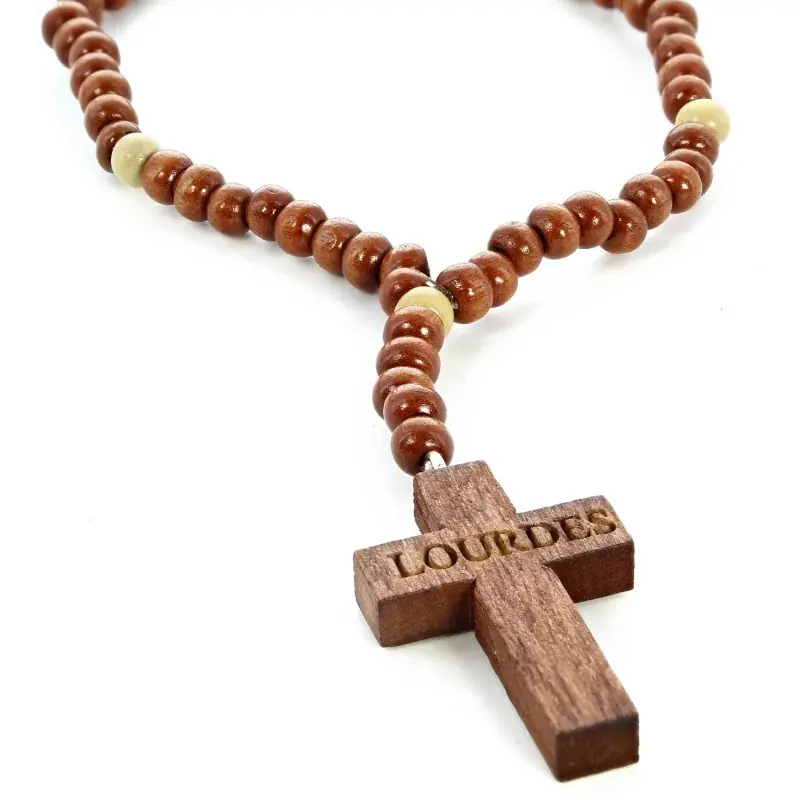 Mini Chapelet de Lourdes en bois