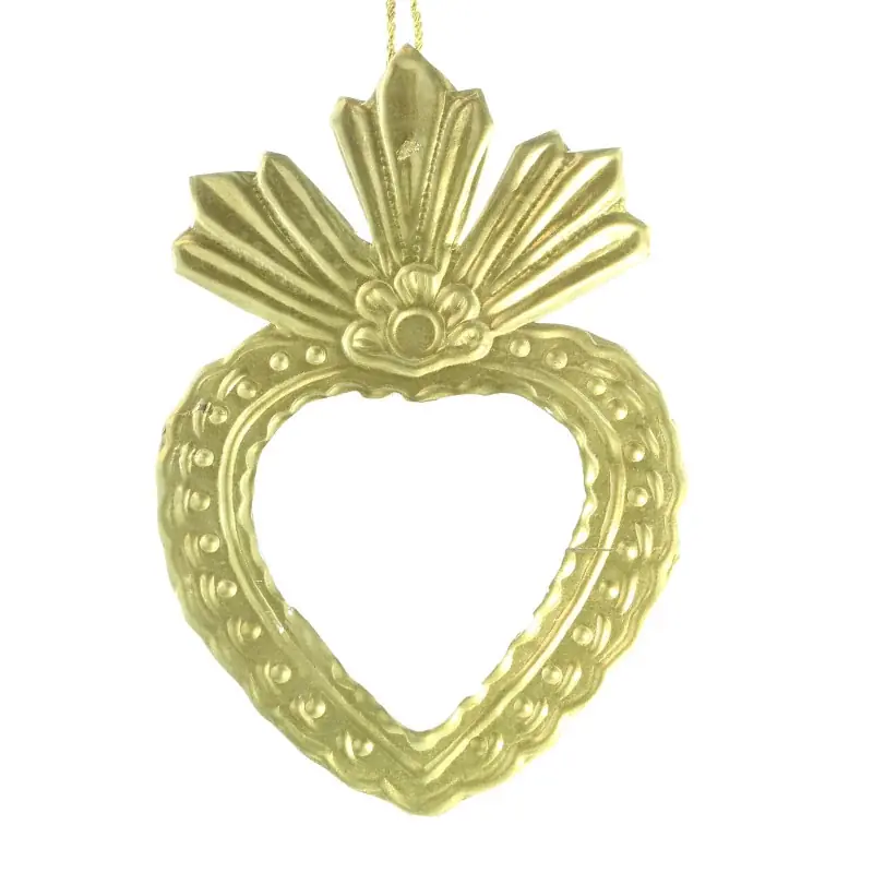 Pendentif Ex-voto en métal doré