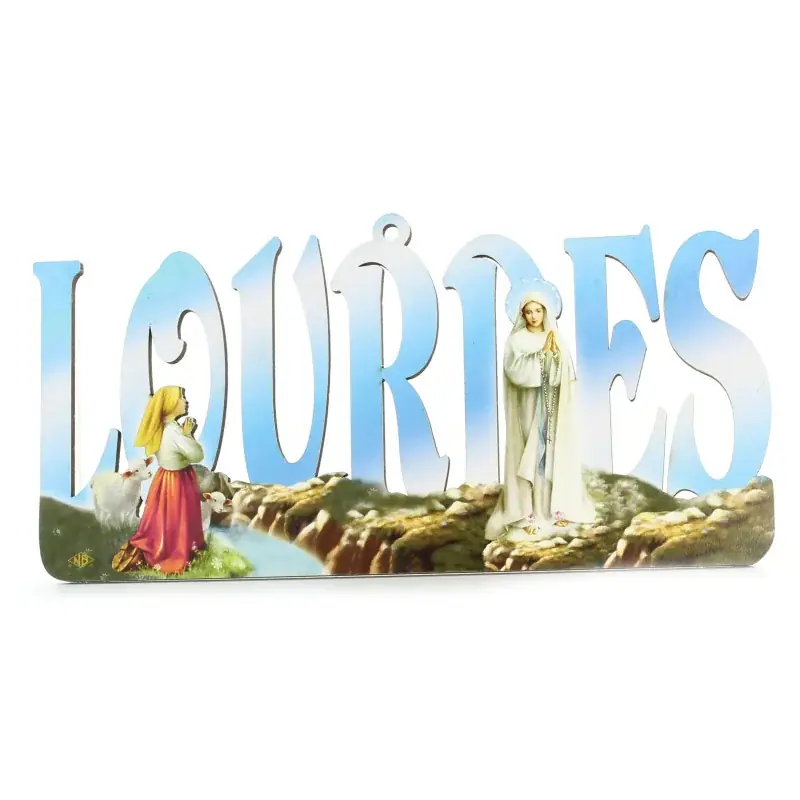 Cadre en bois de Lourdes