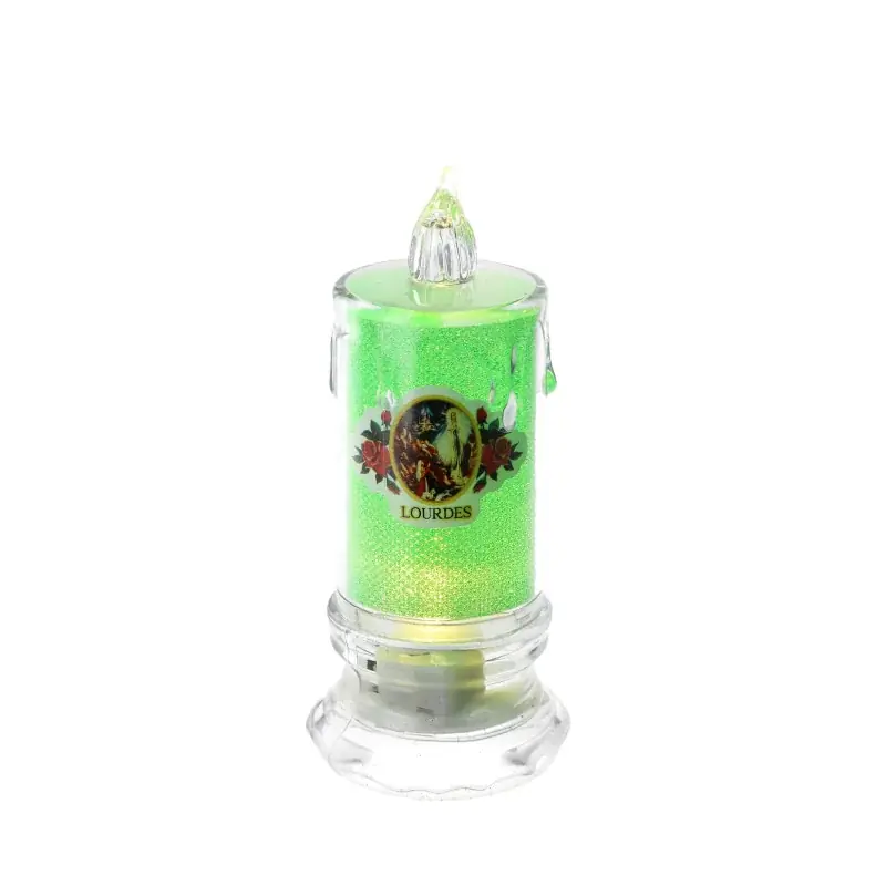 Bougie LED de couleur de 11cm à pile