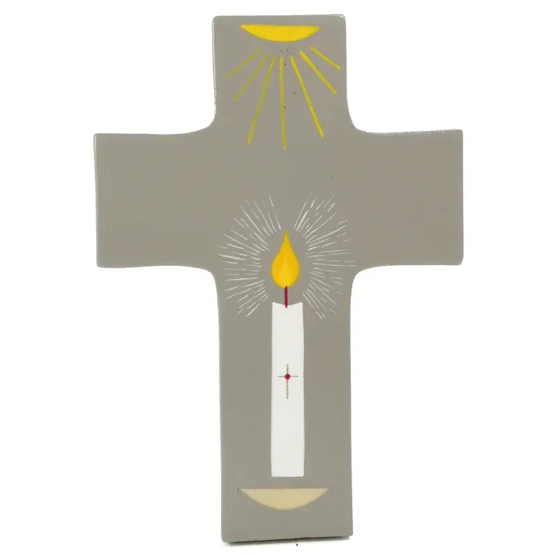 Croix pour enfant Cierge de 10 cm