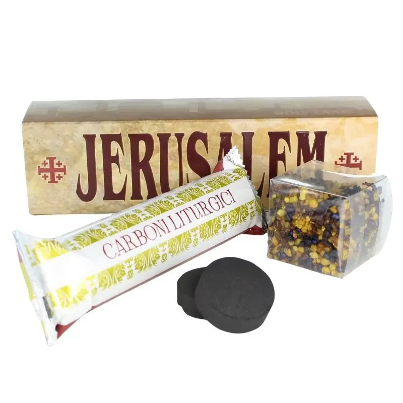 Encens religieux fragrances Vatican 35g et 10 charbons