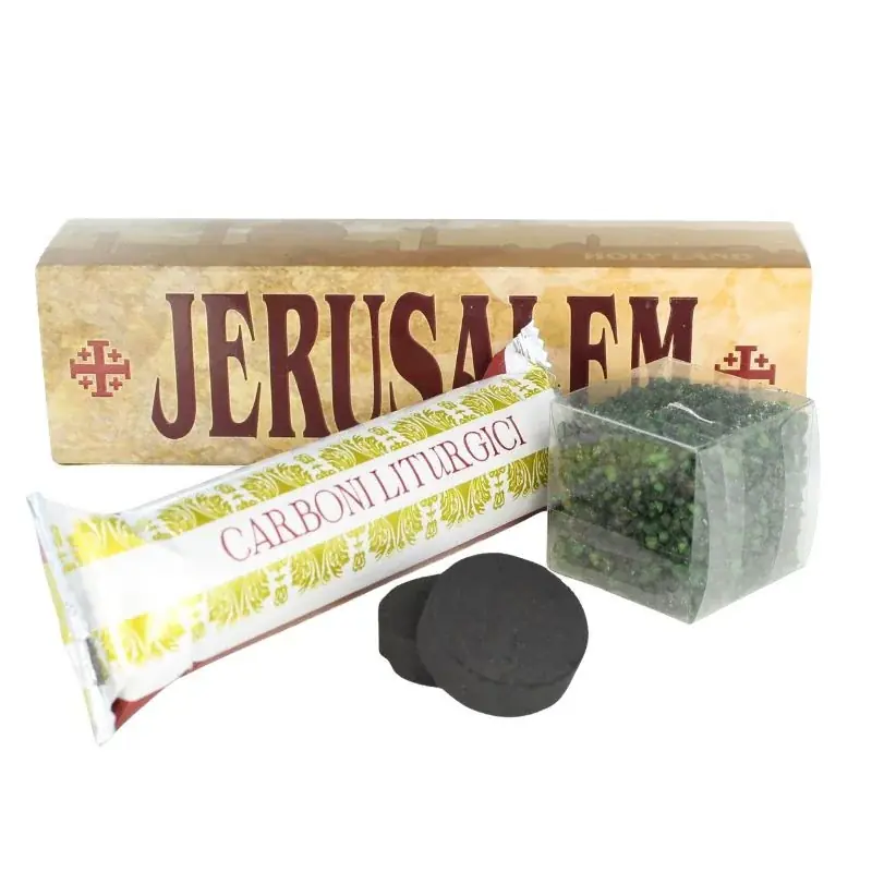 Encens religieux fragrance Nard 35g et 10 charbons