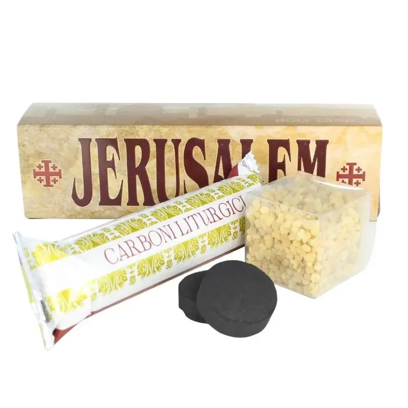 Encens religieux fragrance Oliban 35g et 10 charbons