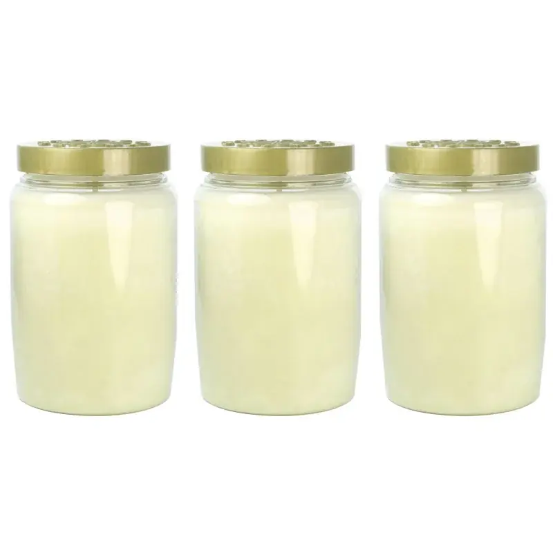Lot de 3 Bougies de dévotion 3 jours Blanche