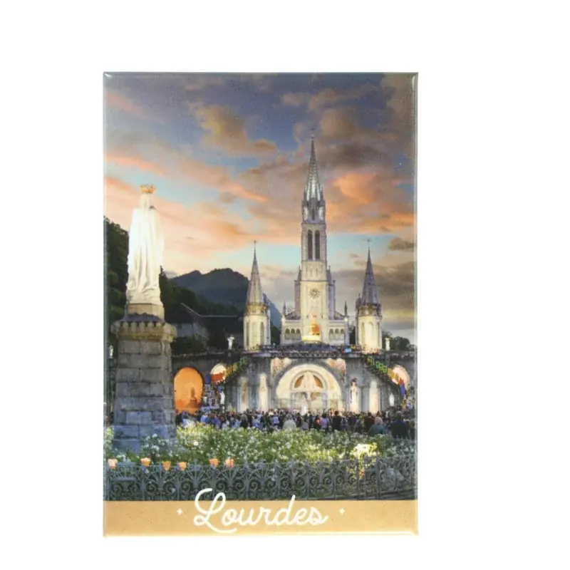 Magnet de la Vierge Couronée au crépuscule