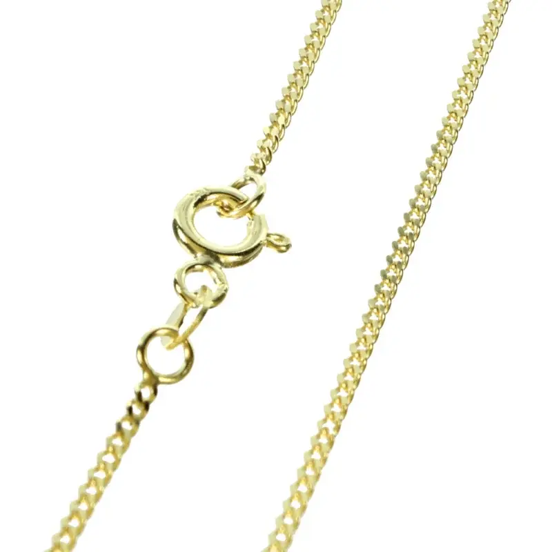 Chaine en Or 9 Carats Maille Gourmette de 45 cm